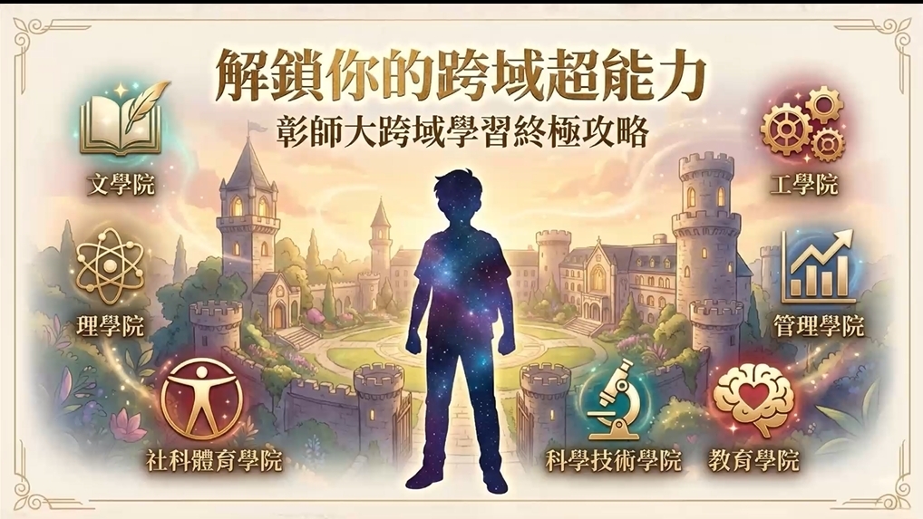 解鎖你的跨域超能力，彰師大跨域學習終極攻略